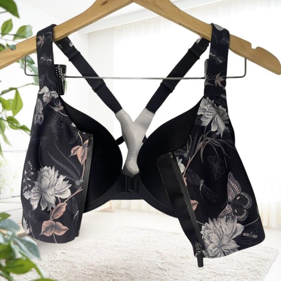 VICTORIA'S SECRET 34D Incredible Knockout Ultra Max Sport Bra High Impact Zip - Picture 7 of 13